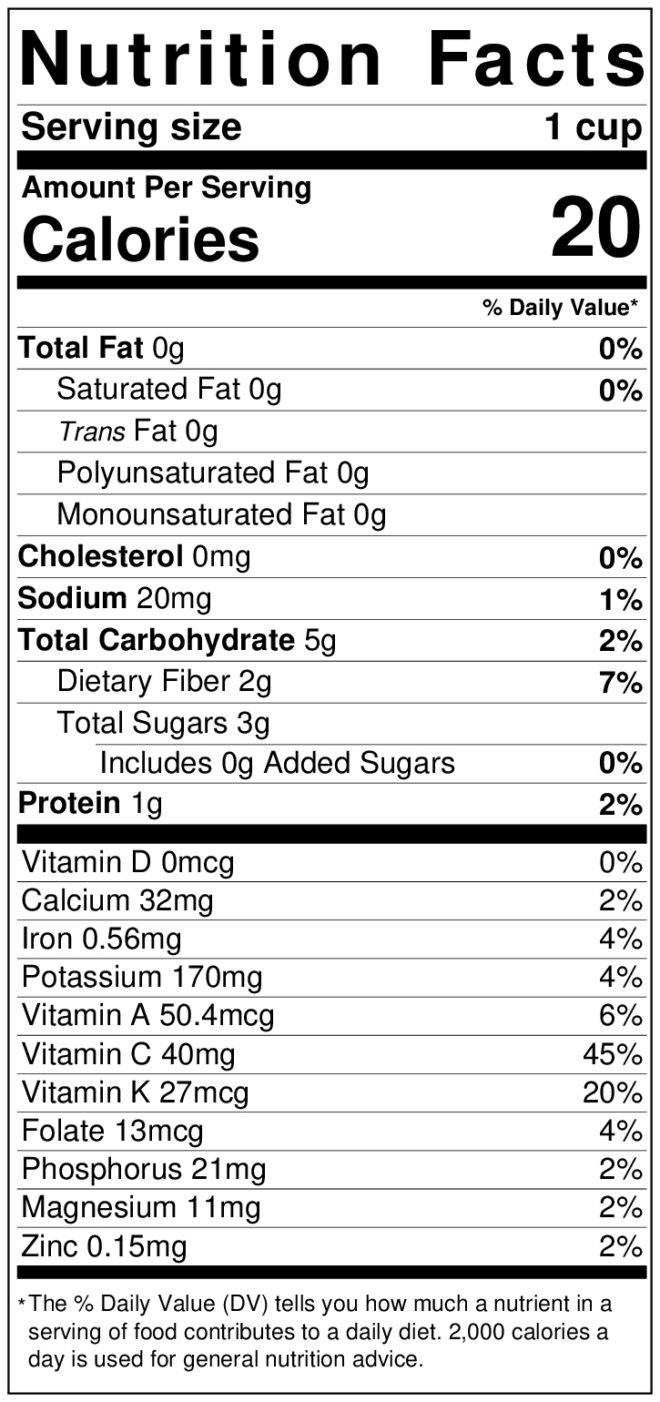Red Cabbage Nutrition Calories Information LettuceInfo